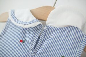 y1478 - Strawberry Blue Stripe Dress - 图片 6
