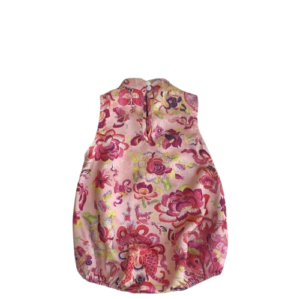 y1531 - CNY Lotus Koi Romper - 图片 3