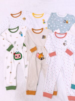y1481 - Cute Cartoon Butt Pajamas Set - 图片 2