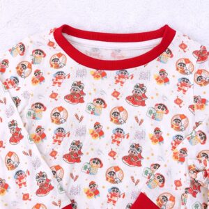 y1542 - Cny Pyjamas 新年睡衣 优可丝拉架面料 - 图片 6