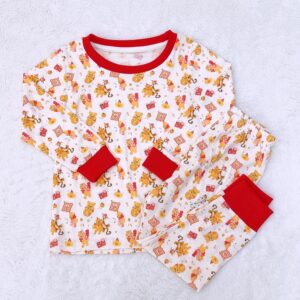 y1542 - Cny Pyjamas 新年睡衣 优可丝拉架面料 - 图片 7