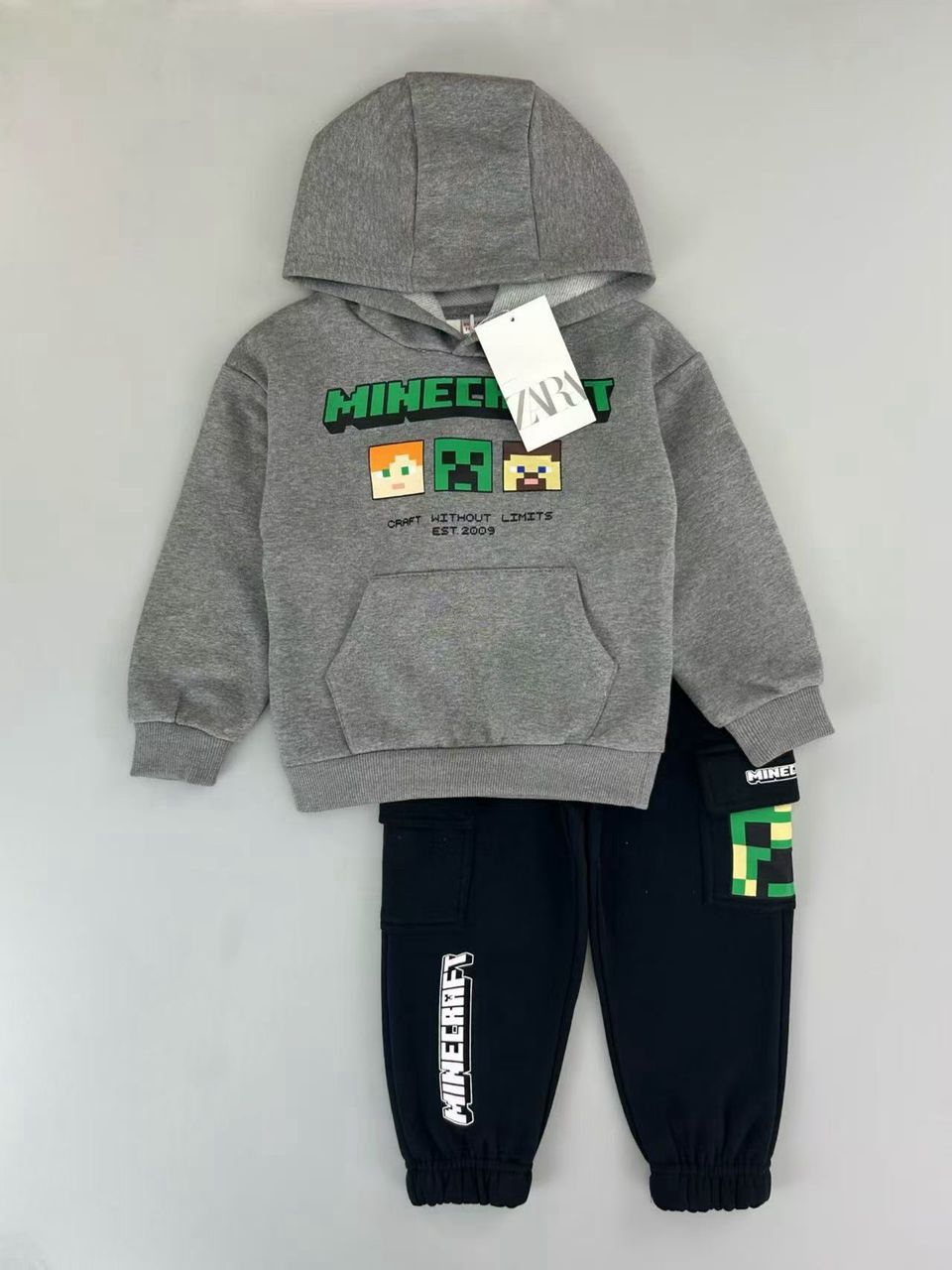 y1574 - Cartoon Hoodies Sweatshirt Set