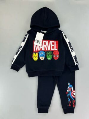 y1574 - Cartoon Hoodies Sweatshirt Set - 图片 5