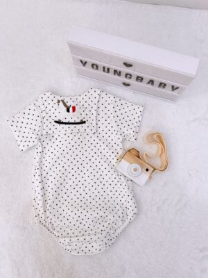 y1555 - Sailor Collar Baby Romper - 图片 9