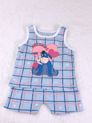 y1572 - Cute Cartoon Baby Vest Set - 图片 12