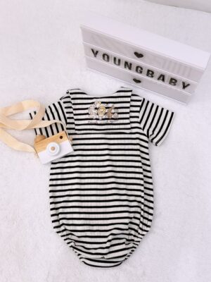 y1555 - Sailor Collar Baby Romper - 图片 13