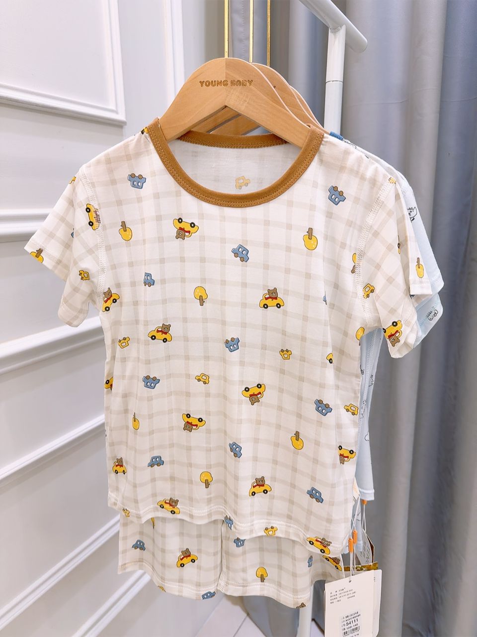 y1570 - Ice Silk Short-sleeves Boy Set