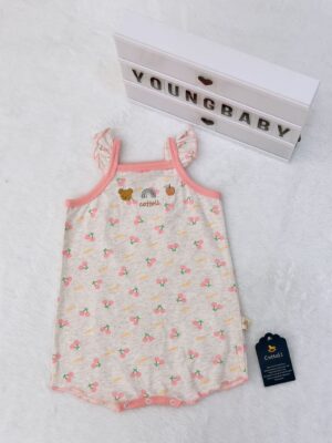 y1579 - Baby Girl Flying Strap Romper - 图片 20