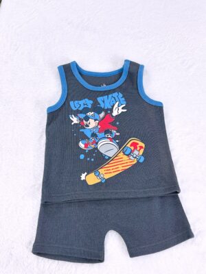 y1572 - Cute Cartoon Baby Vest Set - 图片 21