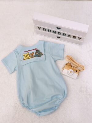 y1555 - Sailor Collar Baby Romper - 图片 22