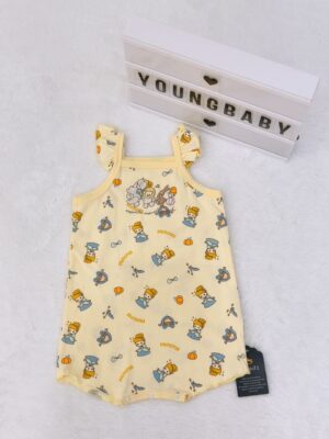 y1579 - Baby Girl Flying Strap Romper - 图片 22