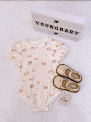 y1547 - Korean Style Sweet  Lace Romper - 图片 6