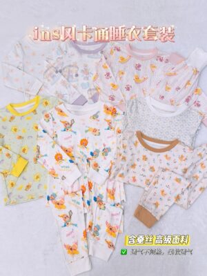 y1553 - INS Style Cute Cartoon Pajamas - 图片 1
