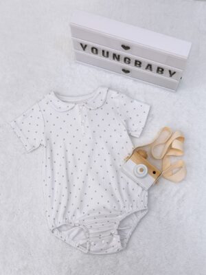 y1555 - Sailor Collar Baby Romper - 图片 28
