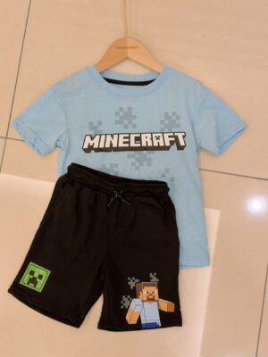 y1562 - Minecr@ft Short-sleeves Set - 图片 2
