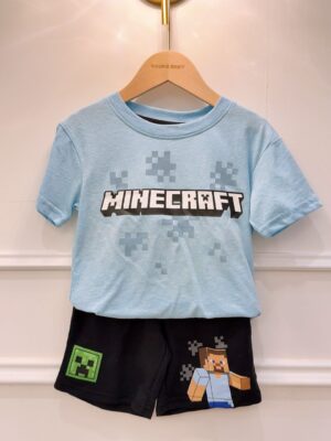 y1562 - Minecr@ft Short-sleeves Set