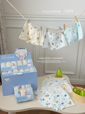 y1569 – Boy & Girl 3 in 1 cotton underwear - Image 3