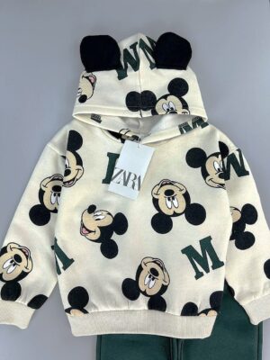 y1574 - Cartoon Hoodies Sweatshirt Set - 图片 7