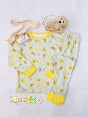 y1553 - INS Style Cute Cartoon Pajamas - 图片 3