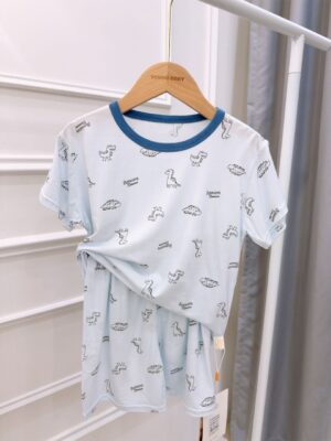 y1570 - Ice Silk Short-sleeves Boy Set - 图片 17