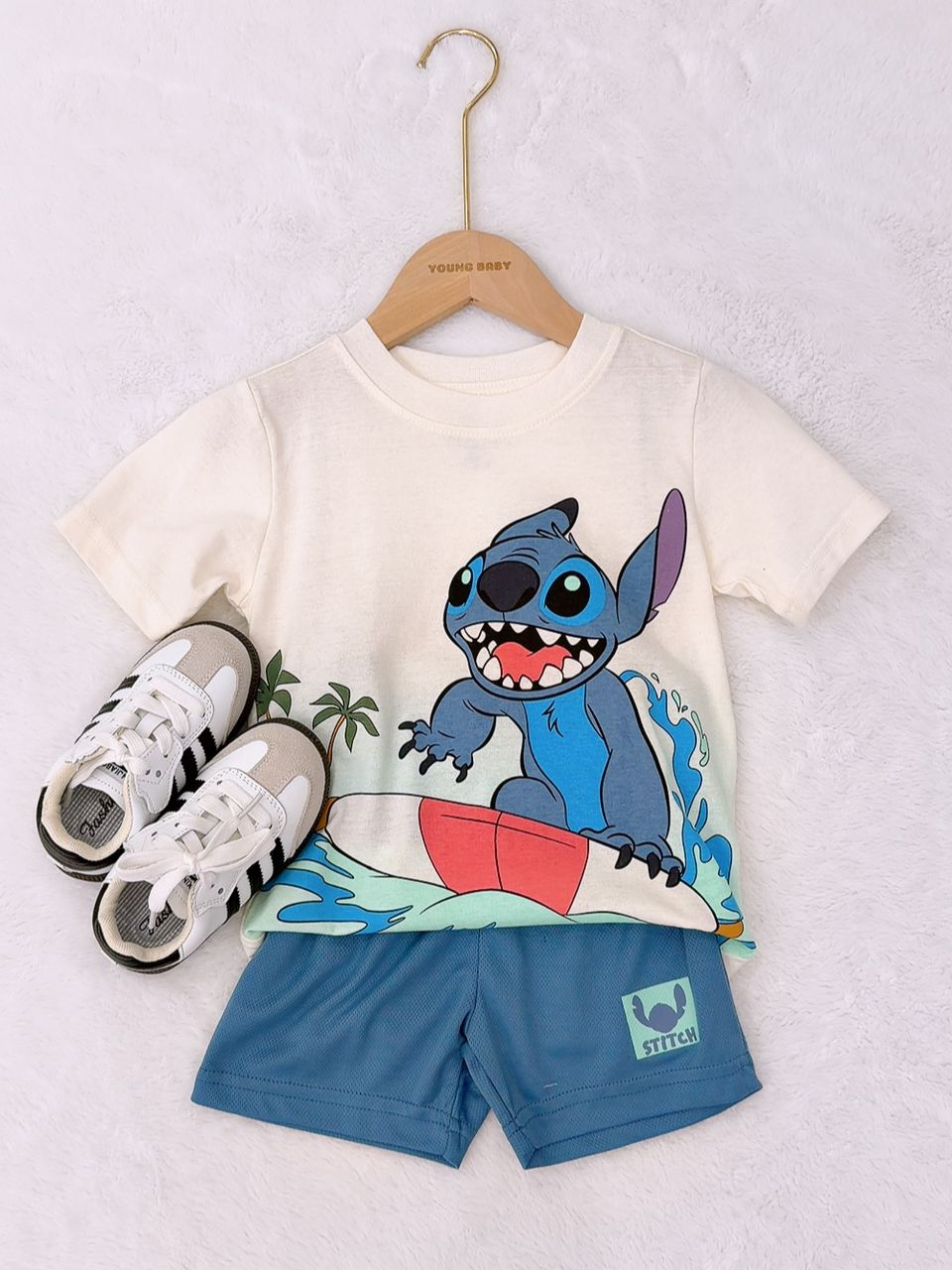 y1598 - Cute Stitch T-shirt Set