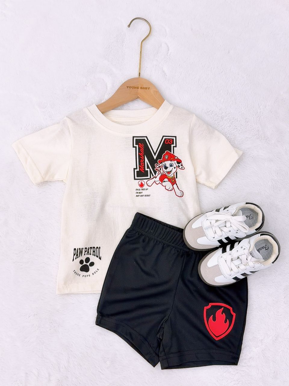 y1600 - P@w P@trol T-shirt Set