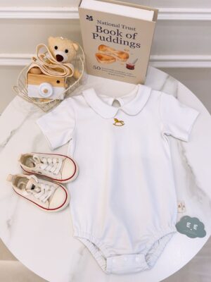 y1585 - Cute Baby Doll Collar Romper - 图片 3