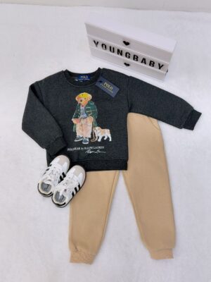 y1595 - PRL Bear Sweatshirt Set - 图片 2