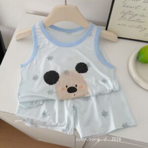 y1593 - Cute Cartoon Vest Set - Image 12