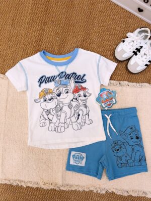 y1600 - P@w P@trol T-shirt Set - 图片 3