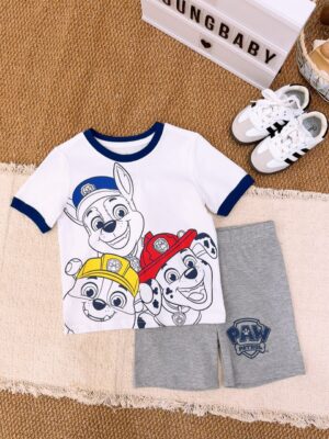 y1600 - P@w P@trol T-shirt Set - 图片 4