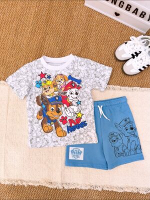 y1600 - P@w P@trol T-shirt Set - 图片 5