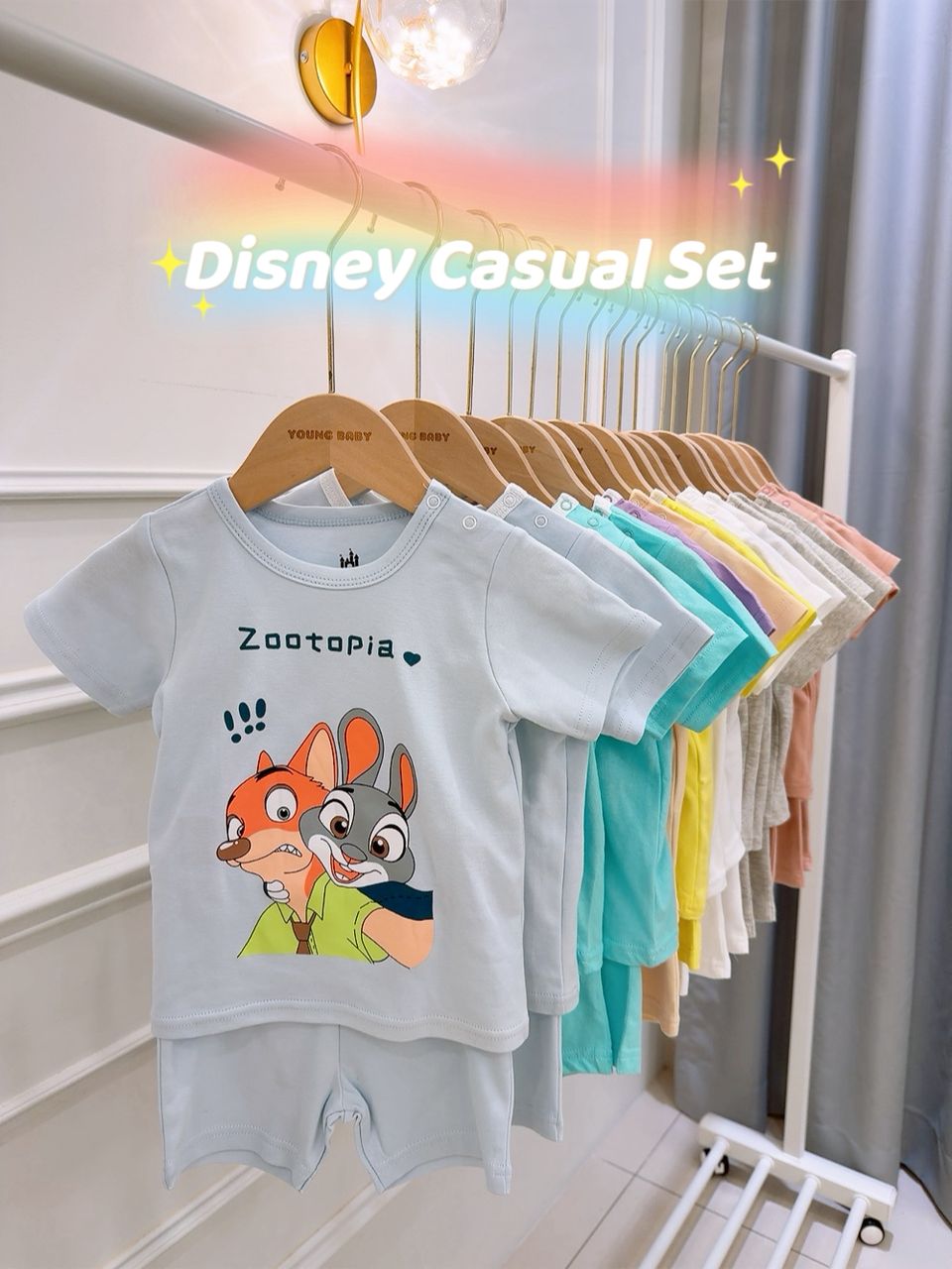 y1604 - Disney Short-sleeves Set