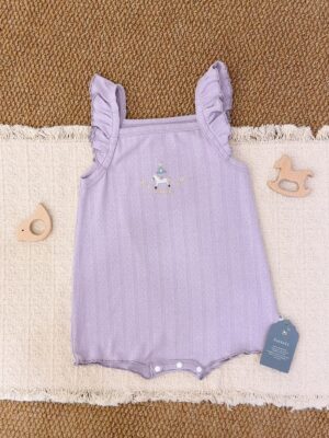 y1712 - Baby Girl Cartoon Flying Sling Jumper - 图片 2