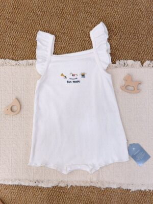 y1712 - Baby Girl Cartoon Flying Sling Jumper - 图片 3