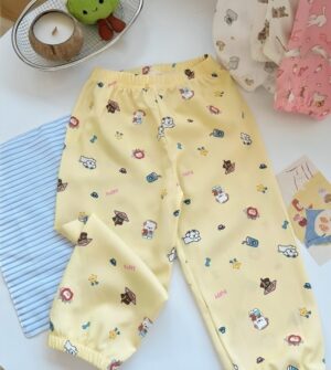 y1674 - Cartoon Long Pants - 图片 5