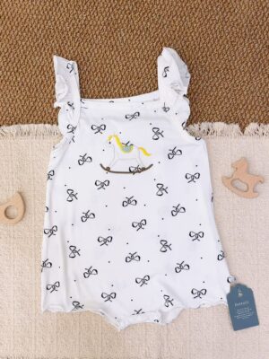 y1712 - Baby Girl Cartoon Flying Sling Jumper - 图片 6