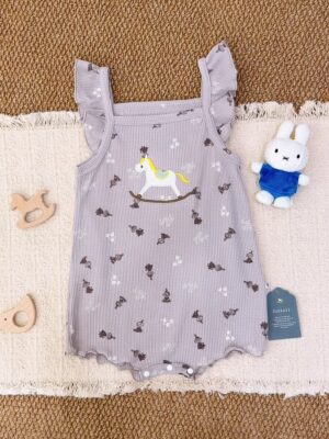 y1712 - Baby Girl Cartoon Flying Sling Jumper - 图片 8