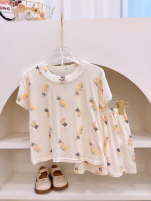 y1676 - Girl Casual Short-sleeves Set - 图片 8