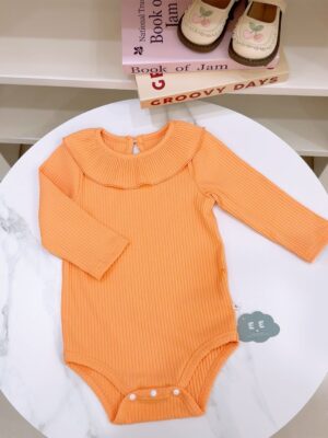 y1684 - Ruffled Collar Long-sleeves Romper - 图片 8