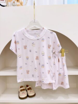 y1676 - Girl Casual Short-sleeves Set - 图片 10
