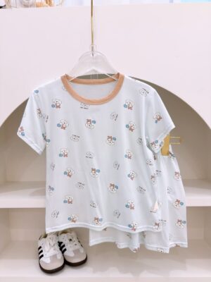 y1675 - Cartoon Casual Short-sleeves Set - 图片 13