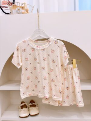 y1676 - Girl Casual Short-sleeves Set - 图片 15