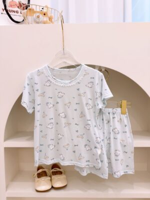 y1676 - Girl Casual Short-sleeves Set - 图片 16