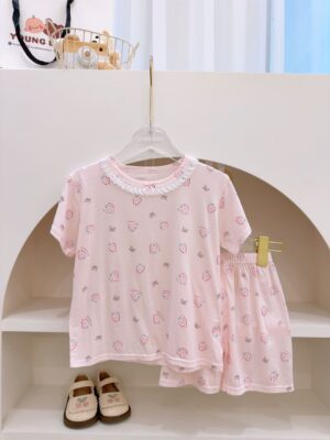 y1676 - Girl Casual Short-sleeves Set - 图片 20