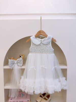 y1661 - Silver Sequins Dress