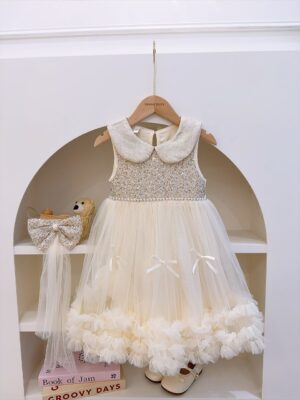 y1662 - Gold Sequins Dress - 图片 14