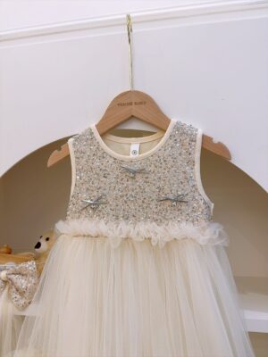 y1662 - Gold Sequins Dress - 图片 10