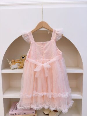 y1663 - Flying Sleeves Suspender Dress - 图片 3