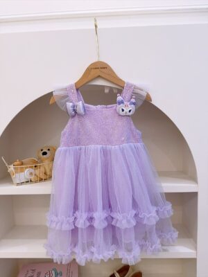 y1663 - Flying Sleeves Suspender Dress